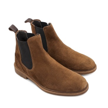 Botines Chelsea tabaco para hombre Santana99