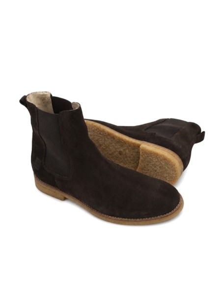 Botas Chelsea marrones de hombre Squadra