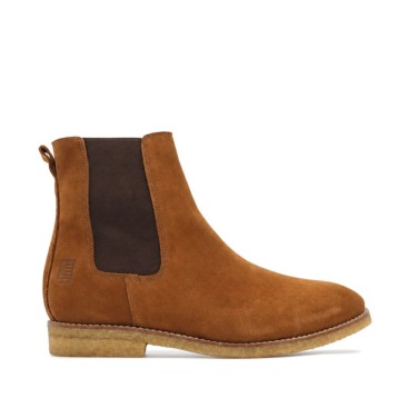 Bota camel hombre estilo Chelsea Squadra