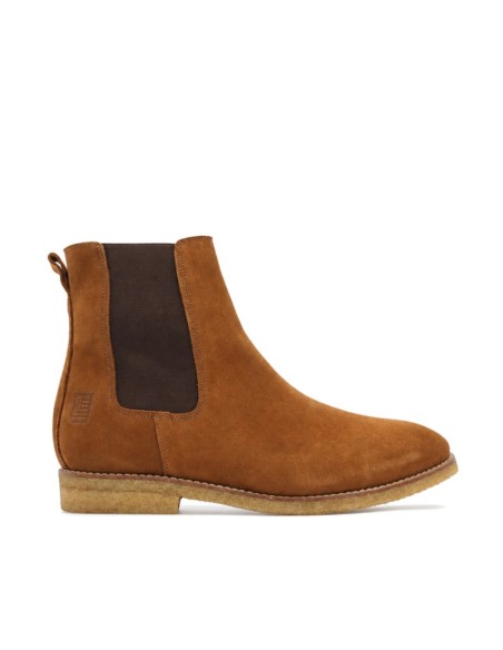 Bota camel hombre estilo Chelsea Squadra