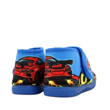 vista trasera Zapatillas de casa Rayo McQueen para niño