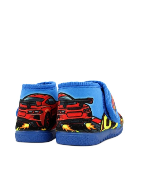 vista trasera Zapatillas de casa Rayo McQueen para niño