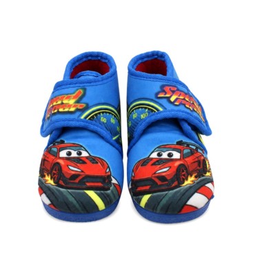 Zapatillas Cars azul claro para bebé y niño vista frontal