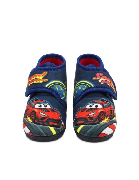 Zapatillas Cars azul marino para bebé y niño vista frontal