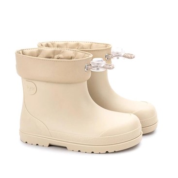 Bota de agua Igor Mendi Barefoot beige vista en perspectiva