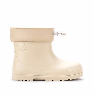 Bota de agua barefoot Igor Mendi beige vista lateral