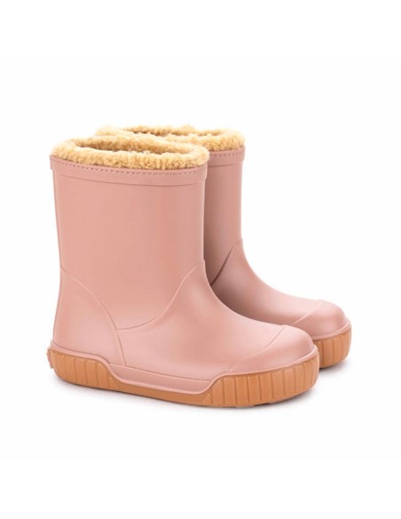 Bota de agua Igor Pau Borrego rosa vista en perspectiva