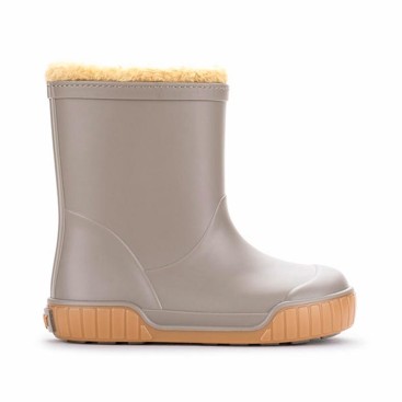 Bota Igor Pau Borrego taupe vista lateral
