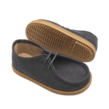 Suela de goma de zapato Wallabee gris niño Condiz
