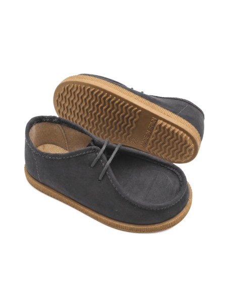 Suela de goma de zapato Wallabee gris niño Condiz