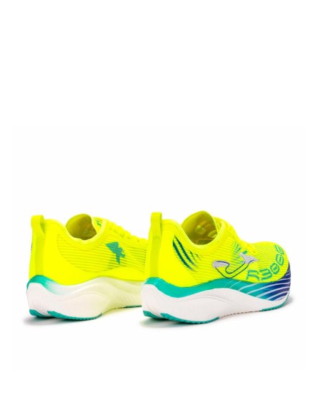 Zapatillas Joma R3000 amarillo flúor vista trasera