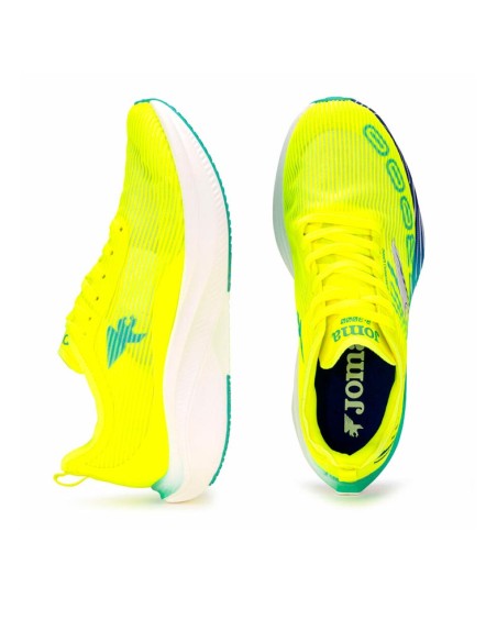 Zapatillas running Joma R3000 amarillo flúor vista superior