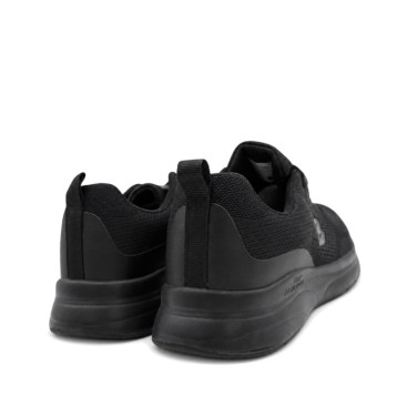 Vista trasera de zapatillas Work Grip con talón reforzado