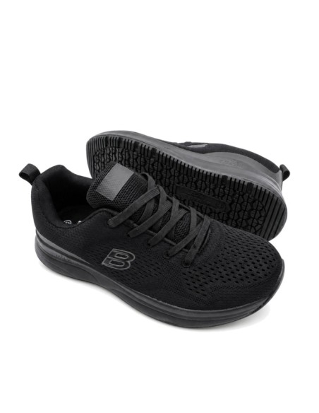 Zapatillas de trabajo negras hombre con Memory Foam