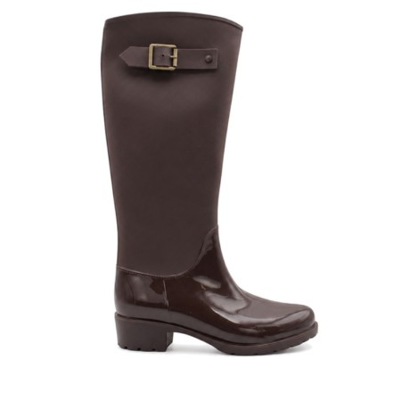 Bota de agua alta Vesta Rain marrón