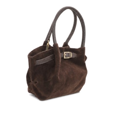 Bolso shoulder bag marrón con doble asa