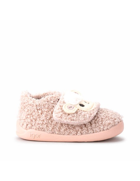Zapatillas casa niña barefoot Igor Homie Oveja rosa