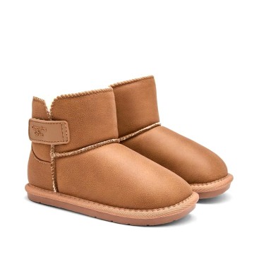 Par de botas australianas Conguitos GoFlex camel de caña corta con interior de pelo