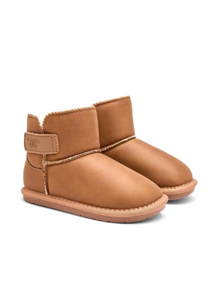 Par de botas australianas Conguitos GoFlex camel de caña corta con interior de pelo