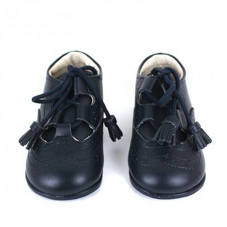 INGLESITO PIEL AZUL MARINO niño