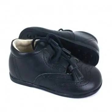 INGLESITO PIEL AZUL MARINO niño