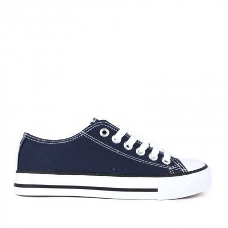 Zapatilla CV azul marino de lona