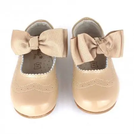 ZAPATOS CHAROL CAMEL DE NIÑA OUTLET