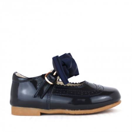 MERCEDITAS CHAROL AZUL MARINO DE NIÑA BARATAS