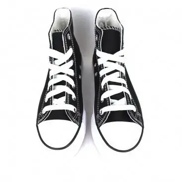 zapatilla lona caña alta​