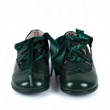 zapatos niños verde botella baratos