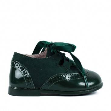 zapatos niños verde botella baratos