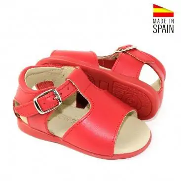 SANDALIAs rojas niños