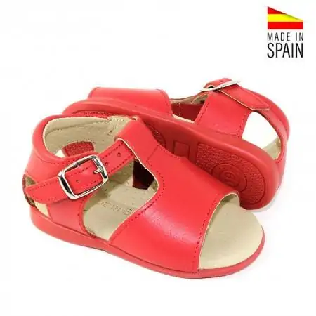 SANDALIAs rojas niños