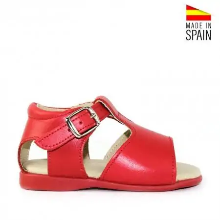 SANDALIAs rojas niños