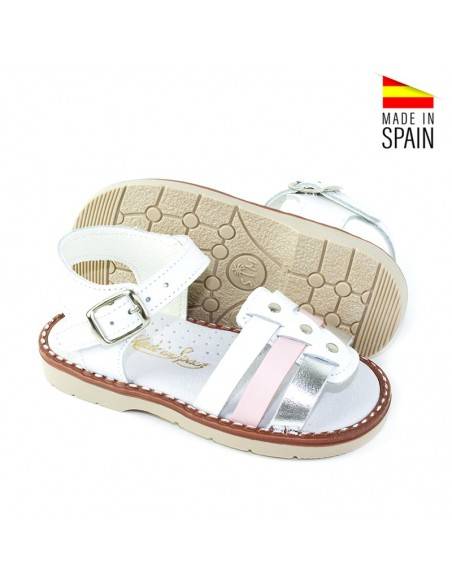SANDALIAS DE PIEL NIÑA TIRas