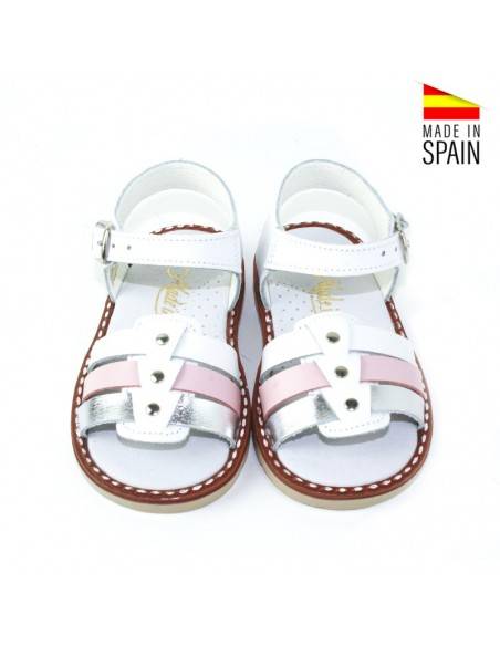 SANDALIAS DE PIEL NIÑA TIRas