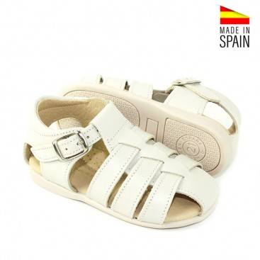 SANDALIA CANGREJERA BEBE BEIGE