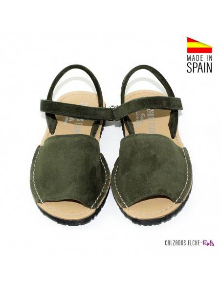 MENORQUINAS SERRAJE VERDES PARA NIÑO