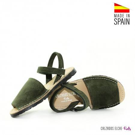 MENORQUINAS SERRAJE VERDES PARA NIÑO