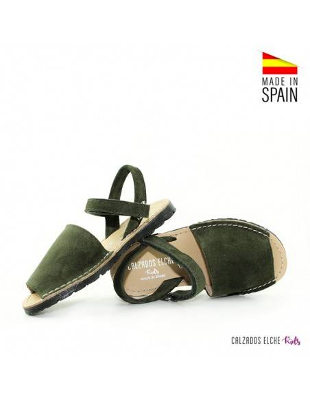 MENORQUINAS SERRAJE VERDES PARA NIÑO