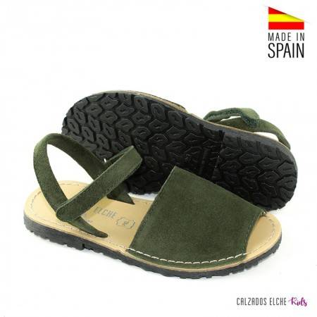 MENORQUINAS SERRAJE VERDES PARA NIÑO