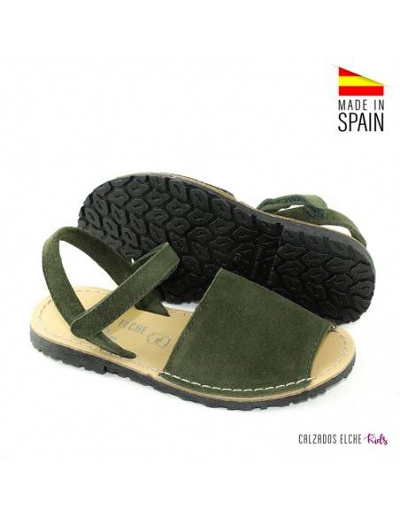 MENORQUINAS SERRAJE VERDES PARA NIÑO