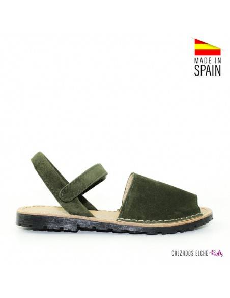 MENORQUINAS SERRAJE VERDES PARA NIÑO