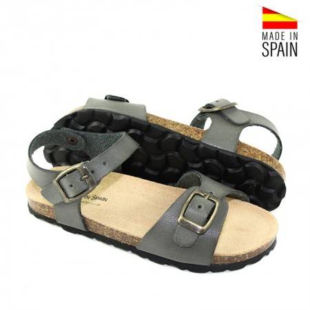 SANDALIA NIÑA BIO GRISES