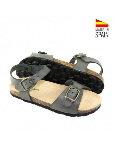 SANDALIA NIÑA BIO GRISES