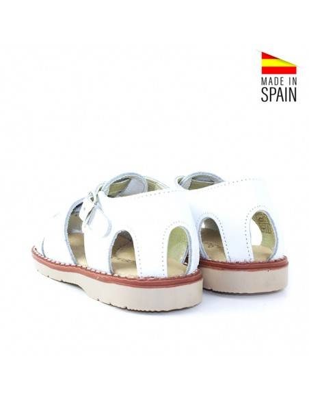 SANDALIAS NIÑOS PIEL BARATAS BLANCAS