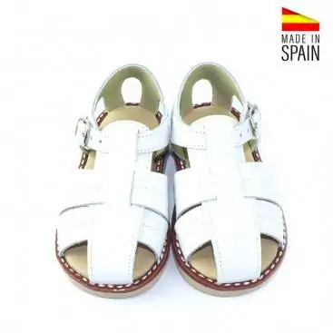 SANDALIAS NIÑOS PIEL BARATAS BLANCAS