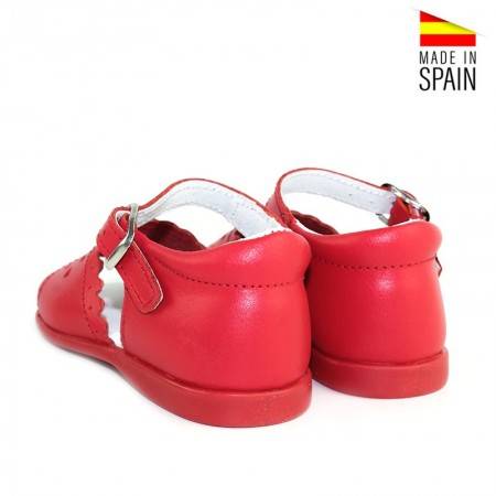 SANDALIAS DE BEBE ROJAS
