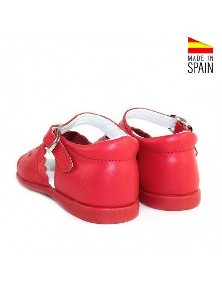 SANDALIAS DE BEBE ROJAS