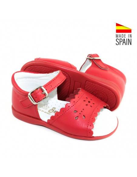 SANDALIAS DE BEBE ROJAS